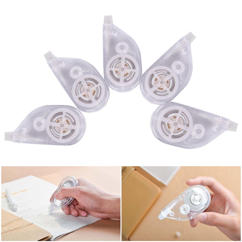 Cute Correction Tape Roller , Long Tear Resistant White Sticker Tape Eraser, Assorted Pattern Tapes