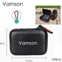 Vamson совместим с GoPro Hero 12/11/10/9/8/7/6/5 с ударопрочным маленьким фотоэлементом защитная коробка для хранения аксессуаров для камеры