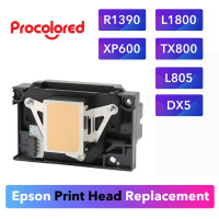Оригинальная новая печатающая головка EPSON proцветная Печатающая головка для R1390 L1800 TX800 XP600 DX5 L805 L800 R330