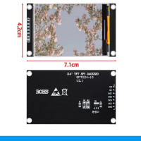 ЖК-дисплей с TFT-экраном 1,44/1,77/2,0/2,4/2,8 дюйма