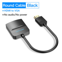 Адаптер Vention HDMI-VGA 1080P HD Male-VGA Женский конвертер с аудиокабелем 3,5 Jack для Xbox PS4 ПК ноутбука проектора