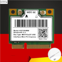 Беспроводная Wi-Fi карта для Intel AX210 5374 Мбит/с Bluetooth 2,4 802.11ax G/5G/6G