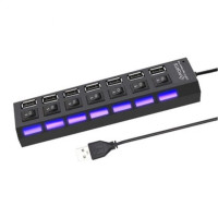 USB-разветвитель RYRA USB2.0, USB 2,0, 4/7 портов, 30 см