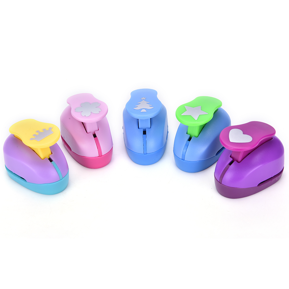 1 pc Puncher Scrapbooking Punches Shaped Hole Punch Paper Cutter Scrapbook Embossing Machine Decorative Craft Perforator