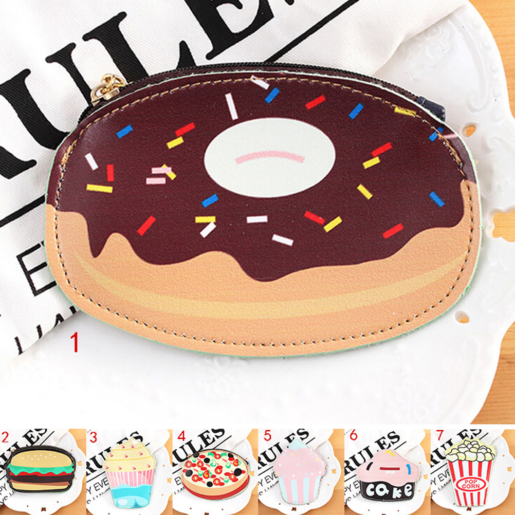 1 PC High Quality Creative Hamburger Hot Dog PU Leather Stationery Case Cover Pencil Case Cute