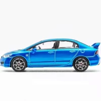 Модель автомобиля DCT 1:64 Civic Type R(FD2), черная, желтая, красная, серебристая