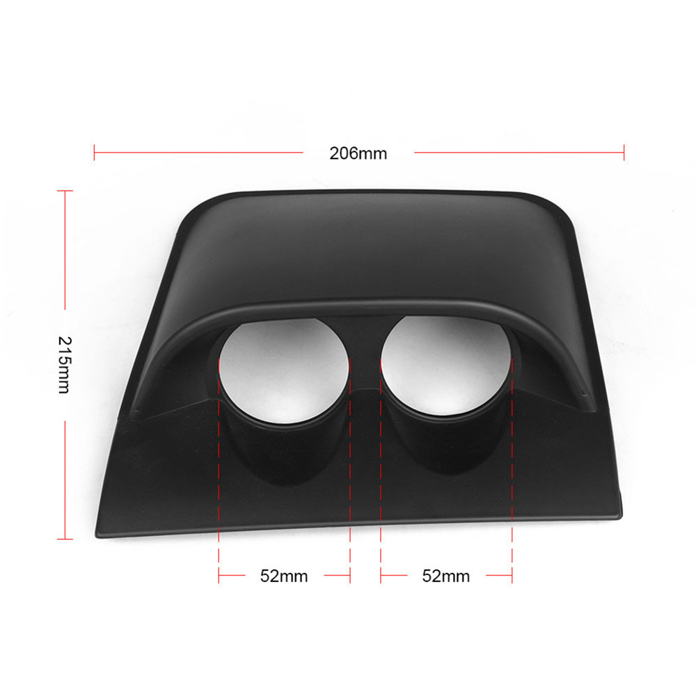 2-inch-52mm-Universal-Racing-Dash-Board-Dual-Triple-Gauge-Pod-Gauge-Cup-Black-Carbon-Fiber