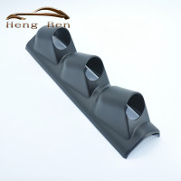 Универсальный держатель HB черного цвета, 2 дюйма, 52 мм, A-PILLAR дюйма, с тремя отверстиями, с левым рулем