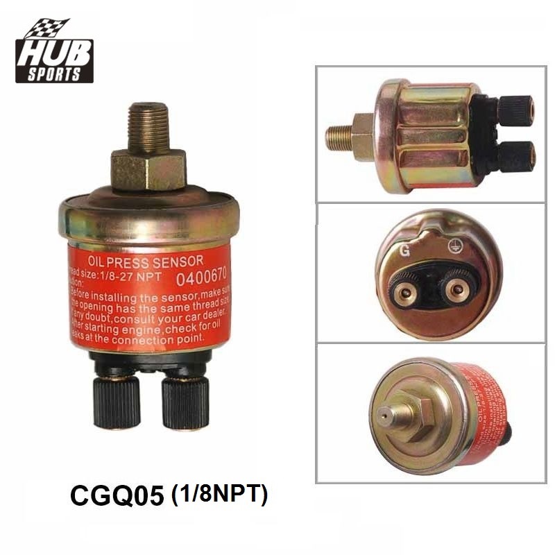 Hubsports-Oil pressure Sensor Replacement for Defi Link for Apexi any oil pressure gauge For Toyota avensis HU-CGQ05