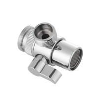 1 шт. 3-ходовой переключающий клапан, разъем для водопроводного крана, переходник для смесителя, сплиттер для кухонной раковины, аксессуары для туалета, биде, душа, ванной комнаты