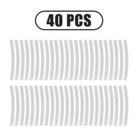 Наклейка на ступицу колеса для автомобиля, светоотражающие, универсальные, 20/40/60 шт.