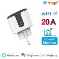 Умная розетка Tuya WiFi RF433, 82 мм * 71 мм * 76 мм, 20А