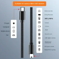 Кабель-адаптер USB Type-C к мини-USB для камеры