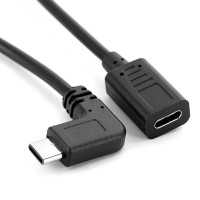 Кабель-удлинитель USB Type-C, 3,1 дюйма, 90 °
