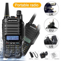 Портативная рация Baofeng UV-9R Plus, портативная Двухдиапазонная радиостанция CB высокой мощности VHF UHF, дальность действия 10 км