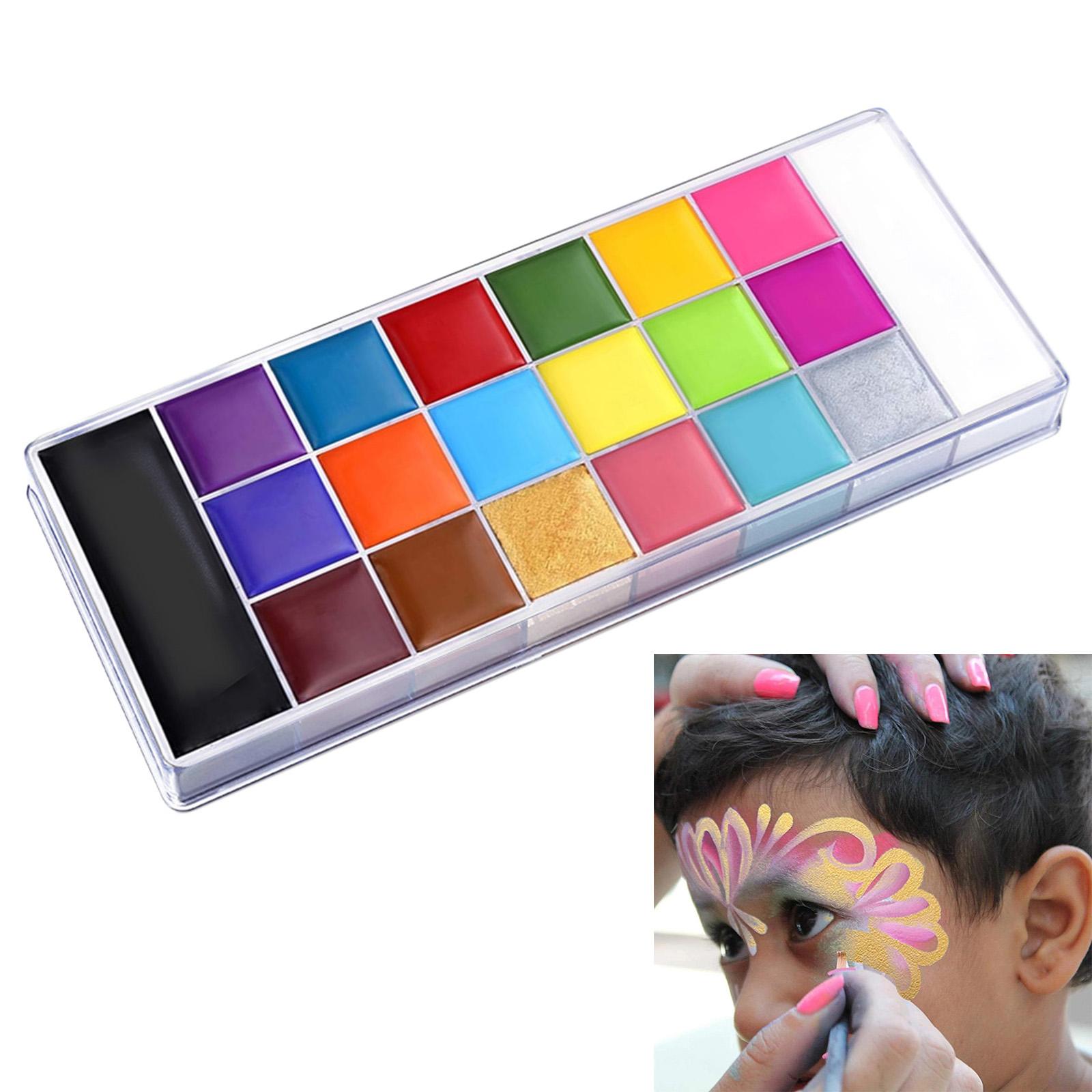 Face Body Paint Theatre Palette Halloween Facepaint Paints Body Art