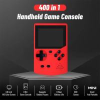 GAMINJA GC35 портативная игровая консоль 400 ретро-игр AV-выход двухсторонний геймпад ЖК-экран