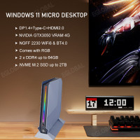 Eglobal F10 i9 i7 12900H 12700H NVIDIA RTX3050 игровой мини-ПК 2xDDR4 Win11 настольный компьютер 3x4K WiFi6