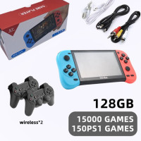 Портативная игровая консоль VILCORN X50-MAX 5,1 дюйма с поддержкой ТВ-выхода