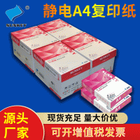 A4复印纸70g 500张/包静电办公双面复印纸a4打印白纸80g整箱批发