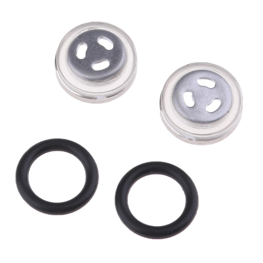 Master cylinder confirmation window, brake fluid inspection window, set of 2