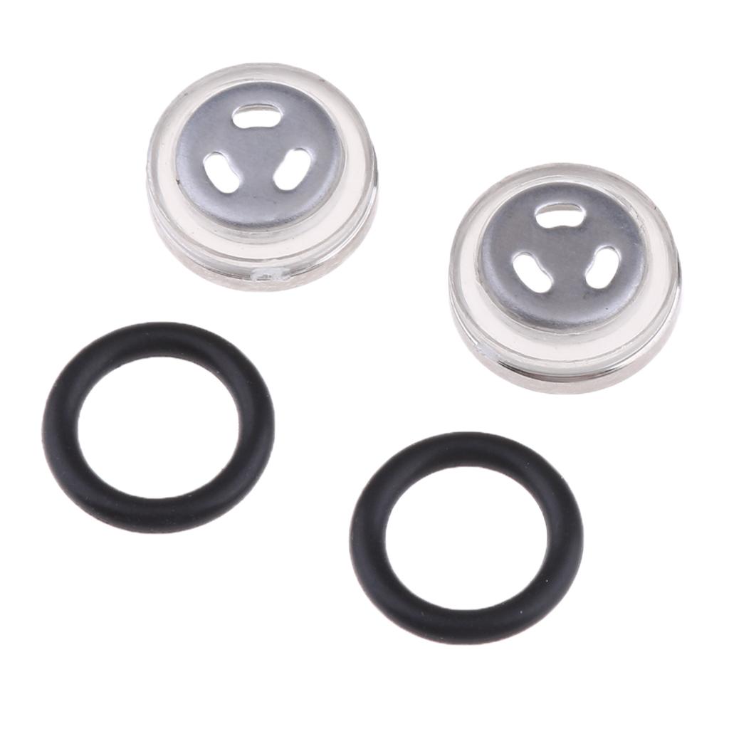 Master cylinder confirmation window, brake fluid inspection window, set of 2