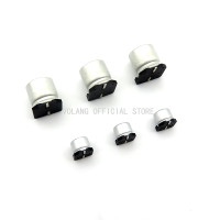 10 шт., алюминиевый электролитический конденсатор SMD 6,3 в 10 в 16 в 25 в 35 в 50 в мкФ 2,2 мкФ 4,7 мкФ 10 мкФ 22 мкФ Ф 47 мкФ Ф 100 мкФ 220 мкФ 330 мкФ 680 мкФ 1500 мкФ