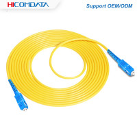 SC одномодовый волоконно-оптический патч-кабель SC UPC SM 2,0 мм 3,0 мм 9/125um FTTH волоконно-оптический волоконный Соединительный шнур 1 м