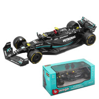 Модель автомобиля Bburago 1:43 F1 Mercedes Ferrari Redbull Racing SF23 AlpineA523 AlfaC43, коллекционная миниатюра