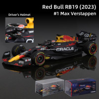 Модель автомобиля Bburago 1:43 Red Bull 2023 F1 Racing RB19, литой под давлением, формула гоночного автомобиля, игрушечная акриловая коробка