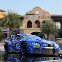 Модель гоночного автомобиля 1:24 BMW-Z4 M6 GT3 M4 DTM CLS из сплава, модель игрушечного автомобиля из литого металла, Коллекционная модель автомобиля, подарок