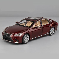 Модель автомобиля из сплава в масштабе 1:32 LEXUS LS500H, Литые и игрушечные автомобили, металлическая модель автомобиля с высокой симуляцией звука светильник, коллекционная игрушка для детей, подарок