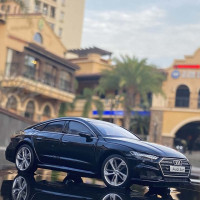 Модель автомобиля AUDI A7 Coupe, 1:32, Литые и игрушечные транспортные средства, металлическая модель автомобиля, высокая имитация звука, подсветка, коллекция, подарок для детей