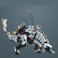 BuildMoc Horizon Dawn гигантский конструктор Mecha с длинным воротником набор строительных блоков Zero Thunder Tooth механический Жираф монстр игрушки