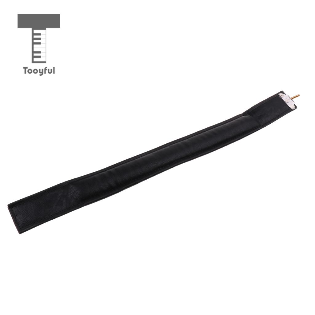 Tooyful Soft PU Leather Thick Strap Leather Bass Left Hand Strap for Accordion Parts