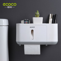 ECOCO коробка для бумажных полотенец, Диспенсер, настенный держатель для бумажных полотенец, органайзер для ванной, аксессуары