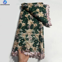 Роскошные Блестки, Африканский шнур, кружевная ткань 2025, Высококачественная вышитая фототкань для свадебной вечеринки