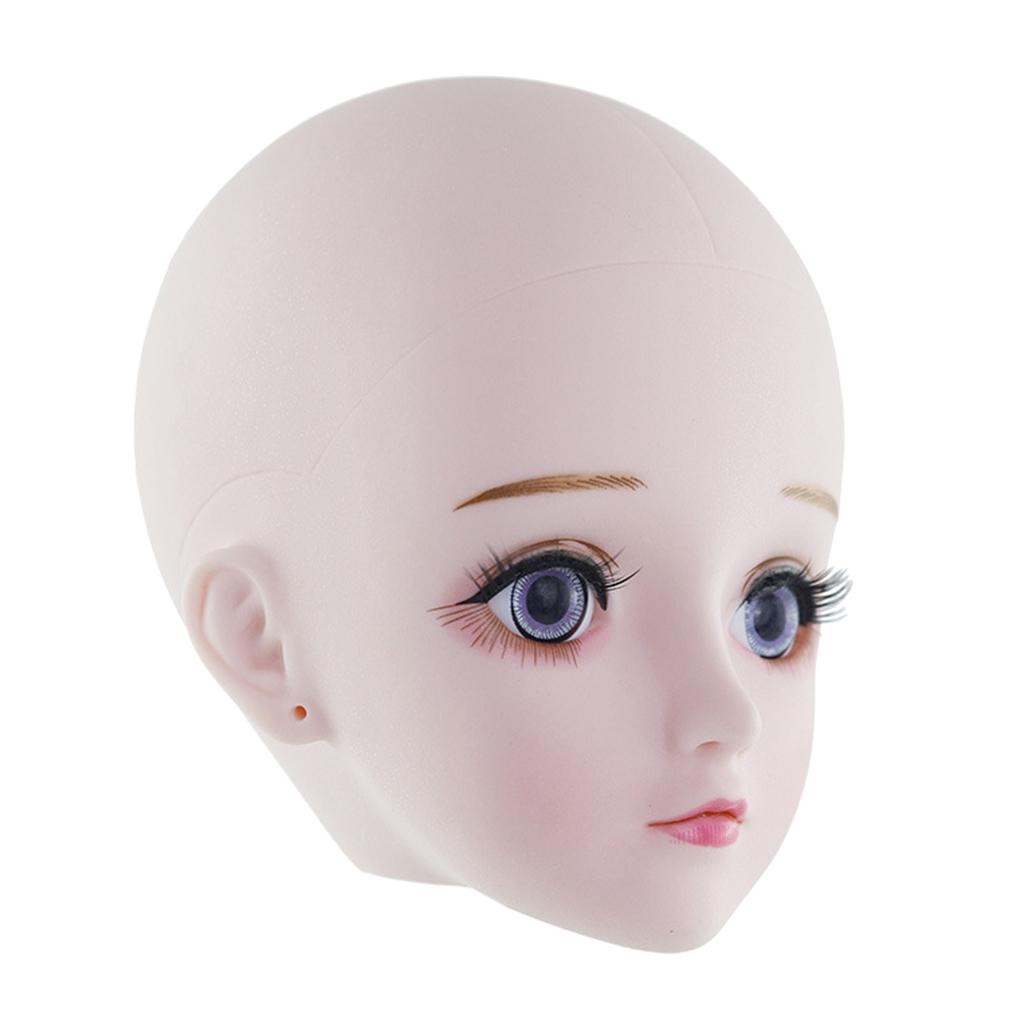 1/3Head  with 4 Set for BJD DZ DIY Custom - The Head Cover Can be Unscrewed