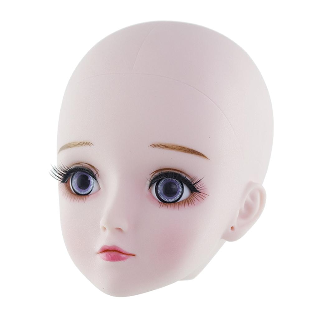 1/3Head  with 4 Set for BJD DZ DIY Custom - The Head Cover Can be Unscrewed