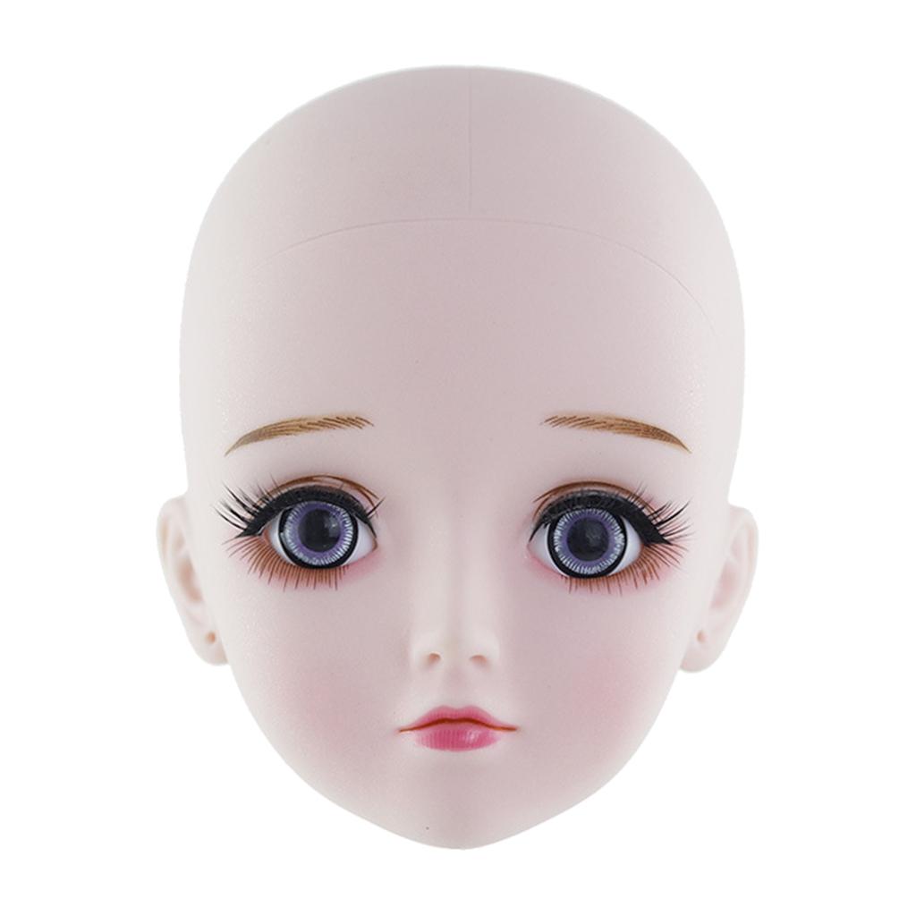 1/3Head  with 4 Set for BJD DZ DIY Custom - The Head Cover Can be Unscrewed