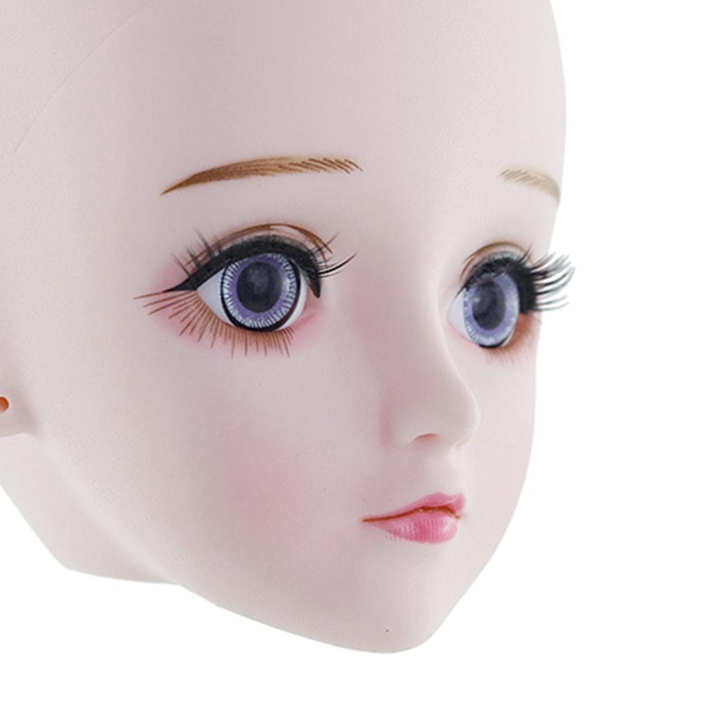 1/3Head  with 4 Set for BJD DZ DIY Custom - The Head Cover Can be Unscrewed