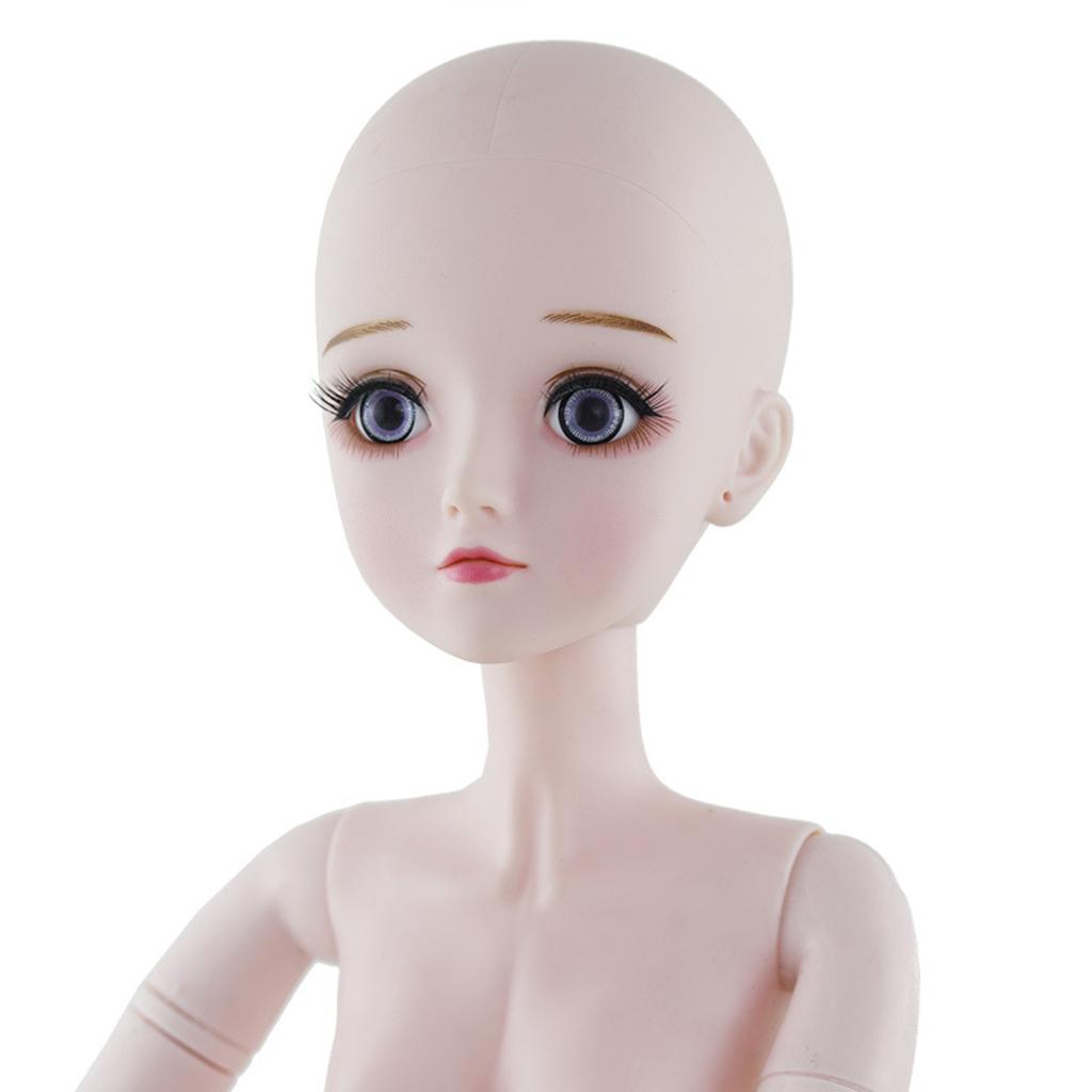 1/3Head  with 4 Set for BJD DZ DIY Custom - The Head Cover Can be Unscrewed