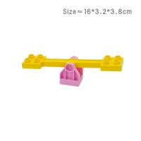 Большие строительные блоки, совместимые с большими кирпичами, карусель, серия аттракционов, развивающие креативные строительные игрушки