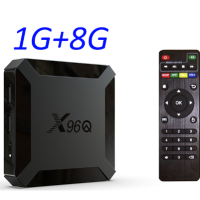 Приставка Смарт-ТВ X96Q, Android 10,0, Allwinner H313, 4 ядра, Wi-Fi, 2,4 ГГц, 10 шт./партия