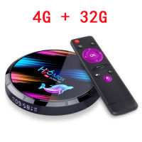 Приставка Смарт-ТВ H96 Max X3, Android 9,0, Amlogic S905X3, 2,4 ГГц и фото, Двойной Wi-Fi, 4G, 128 ГБ, 1000 м, USB, BT, 8K, ТВ-приставка, медиаплеер