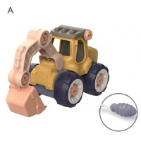 Детский развивающий пластиковый грузовик «сделай сам», сборный инженерный автомобиль