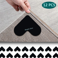 Нескользящая подкладка-зажим для ковров, наклейки для ковров, моющаяся подкладка для ковров, лента для ковров, угловой боковой захват