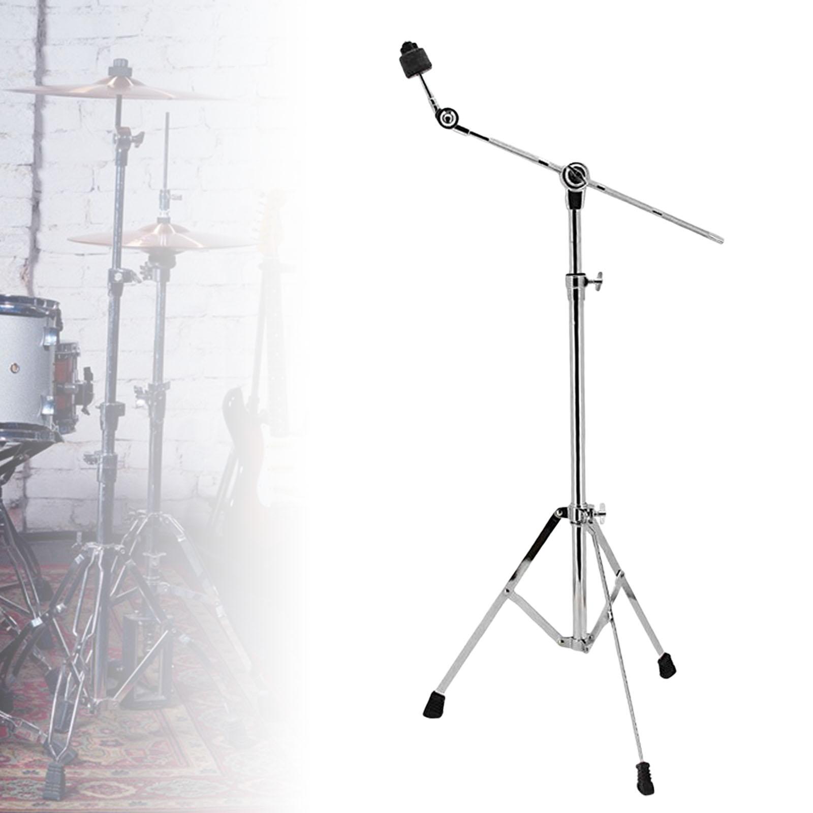 Adjustable Cymbal Stand Jazz Drum Stand Floor Triangle Bracket Percussion Accessories Metal Stand for Performance Training Show