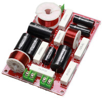 1 шт. 2-полосный Hi-Fi аудио делитель частоты высоких + низких частот кроссовера колонок стерео фильтры 18 дБ 150 Вт