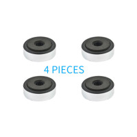 Звуковые колодки UNISIAN, пластиковые подставки, золотистые, серебристые, черные звуковые ножки, Абсорбирующая подставка для усилителя